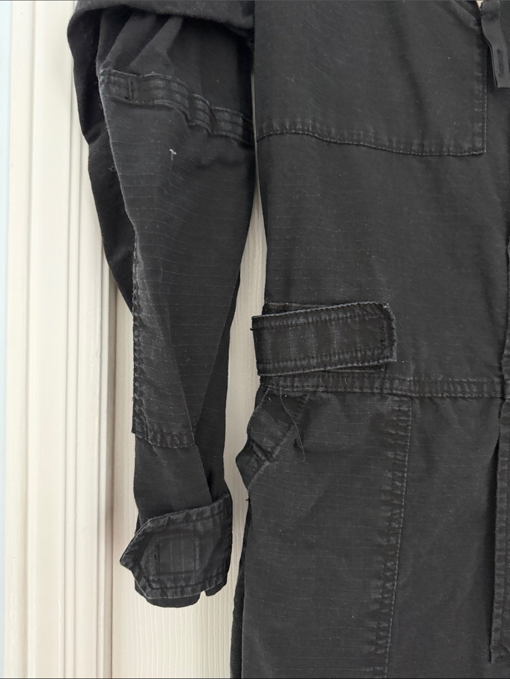Re/Done Black Utility Jumpsuit - Picture 5 of 10